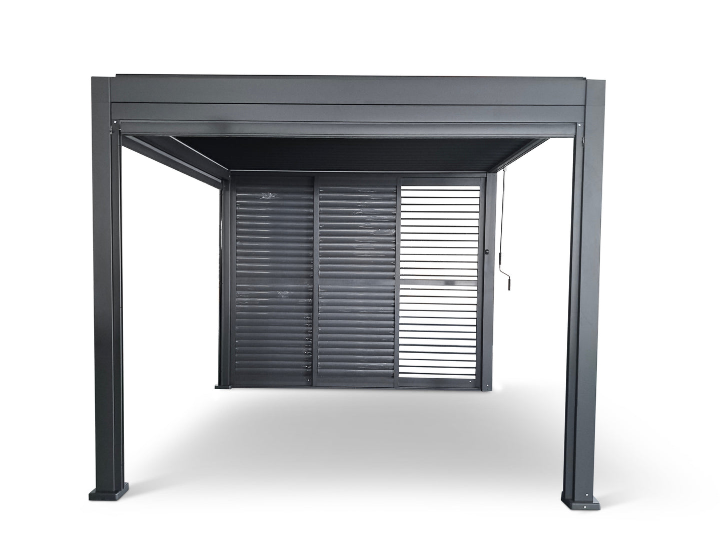 3M Aluminium Shuttered Louvre Sliding Door System – LuxShade™ Pergola Series