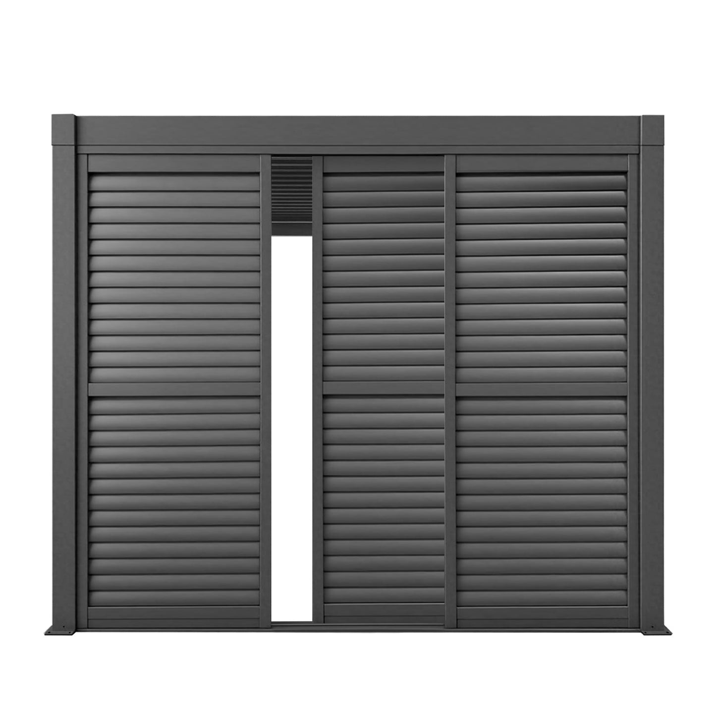3M Aluminium Shuttered Louvre Sliding Door System