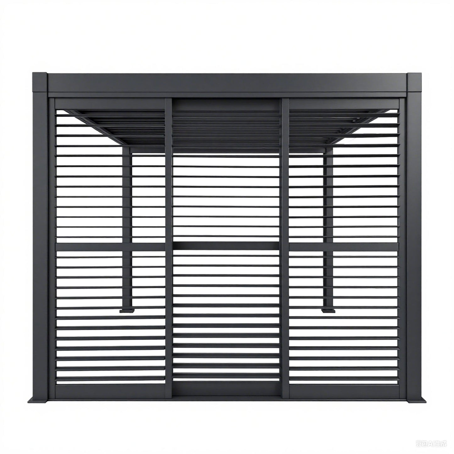 3M Aluminium Shuttered Louvre Sliding Door System