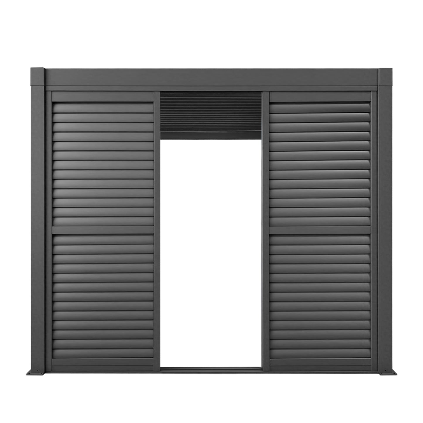 3M Aluminium Shuttered Louvre Sliding Door System