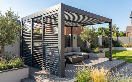 3M Aluminium Shuttered Louvre Sliding Door System